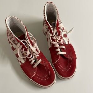 Vans Red checkered Size 10.5 Men